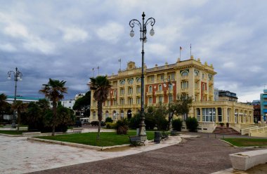 Cesenatico: Şehrin en büyük oteli. Emilia Romagna, İtalya