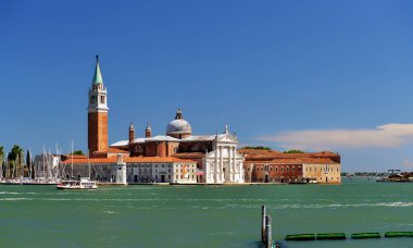 San Giorgio Maggiore Adası, Venedik, İtalya, havadan görünümü