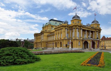 Hırvatistan 'ın Zagreb kentinde tiyatro