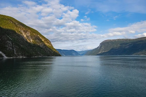 Norvegia Sognefjord crociera patrimonio mondiale — Foto Stock