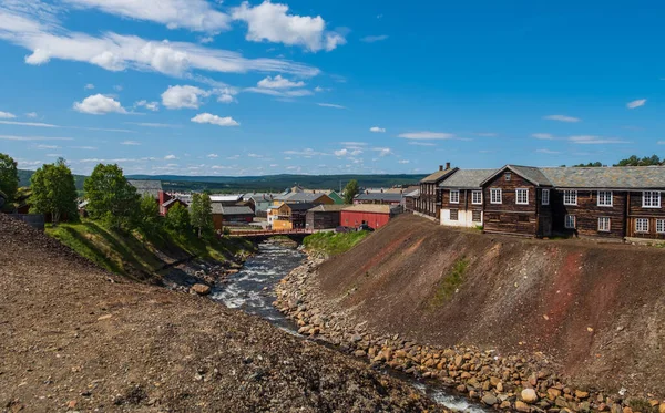 The mining town of Roros is sometimes called Bergstaden which means mountain town due to its historical notoriety for copper mining. It is one of two towns in Norway that were historically designated