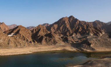 Hatta Baraj Gölü sahne içinde Doğu Dubai, Birleşik Arap Emirlikleri