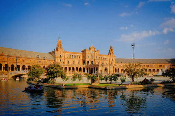 Sevilla, España. Plaza de España Plaza de España — Foto de Stock