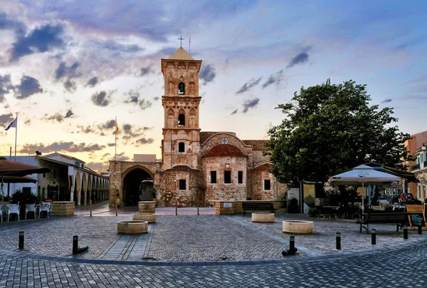 The fromt of the Church of Saint Lazarus, a late-9th century chu — Stock Photo, Image