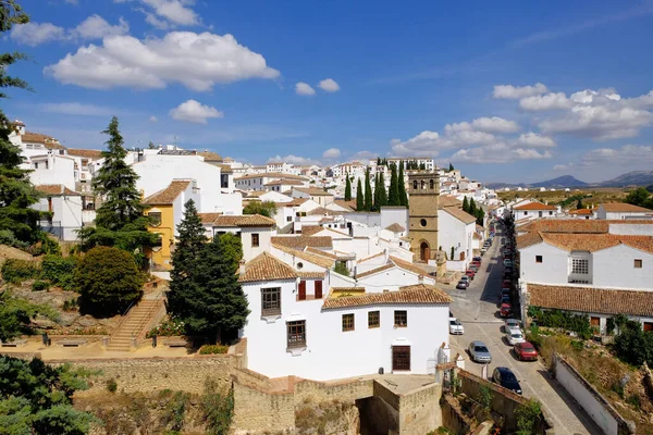 Ronda, město s bílými domy v Andalusii Andalusie, Španělsko — Stock fotografie