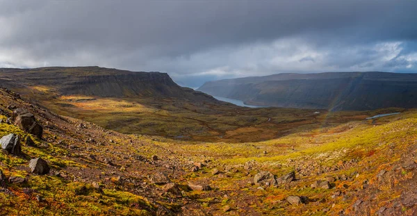 Baie de Vestfjardavegur, route 60. Westfjords, Islande. septembre 2019 — Photo