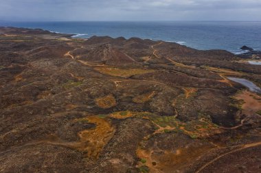 Isla de Lobos. Lobos Adası. Daha da kötüleşti. Kanarya adaları. Islas Canarias. Ekim 2019 'da hava aracı ateşlendi.