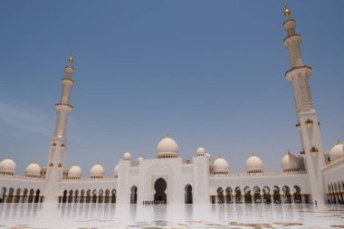 Şeyh Zayed Büyük Cami. Abu-Dabi, Uae. Mayıs 2019