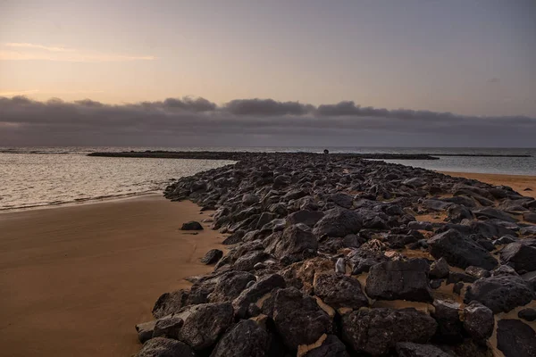 Caleta Fuste Antigua Canary Islands Οκτώβριος 2019 Παραλία Guirra Ξημέρωμα — Φωτογραφία Αρχείου