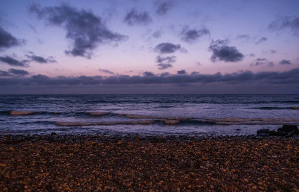 Waves Atlantic Ocean Sunrise Caleta Guirra Beach Fuerteventura Canary Islands — Stock Photo, Image