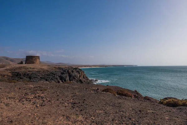 Toren Cotillo Fuerteventura Canarische Eilanden Spanje Oktober 2019 — Stockfoto