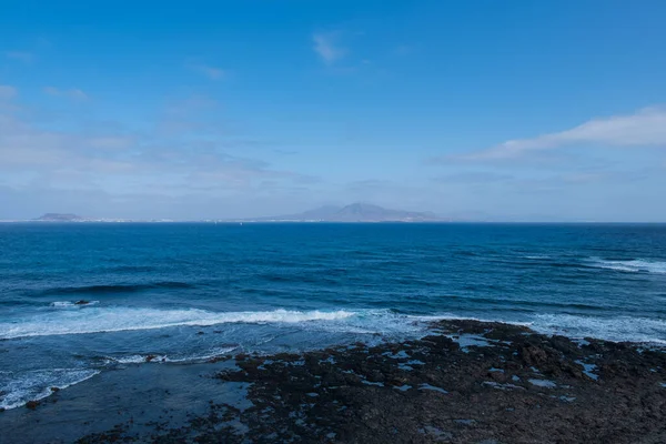 Spanya Nın Lanzarote Adası Tropikal Kanarya Adaları Ndaki Isla Los — Stok fotoğraf