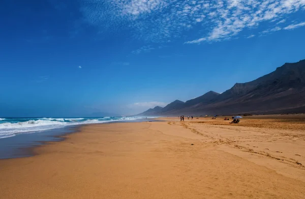 Hermosa Playa Cofete Fuerteventura Islas Canarias España Octubre 2019 — Foto de Stock
