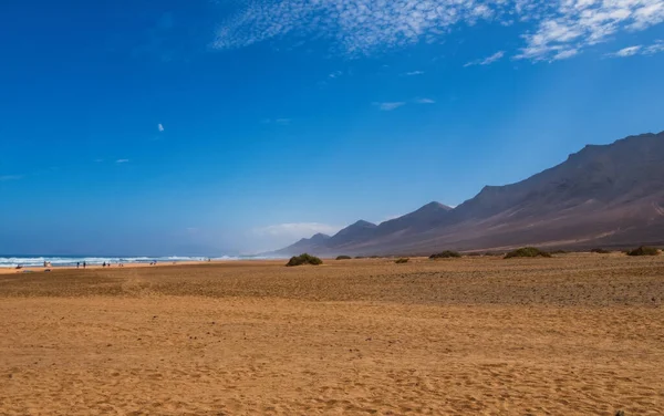 Hermosa playa de Cofete, Fuerteventura, Islas Canarias, España en octubre 2019 — Foto de Stock