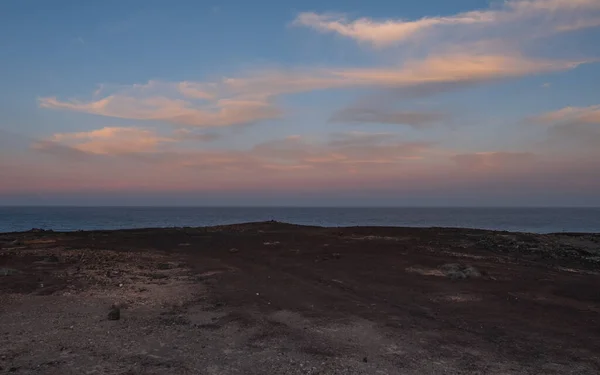 Ekim 2019 Fuerteventura Dağlarında Gün Batımı — Stok fotoğraf