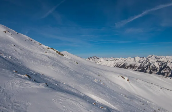 Skipiste Winter Skigebiet Grosseck Speiereck Mauterndorf Und Martin Österreich Januar — Stockfoto