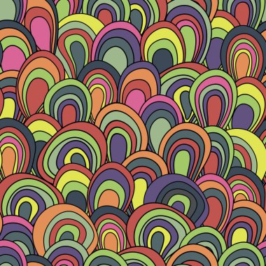 Psychedelic dalgalar seamless modeli