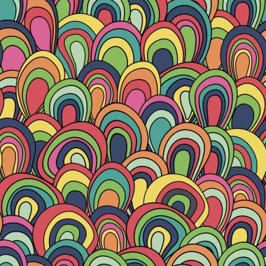 Psychedelic dalgalar seamless modeli