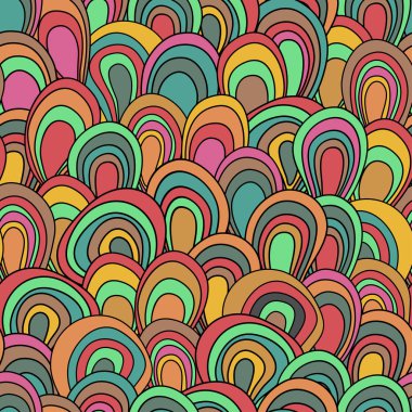 Psychedelic dalgalar seamless modeli