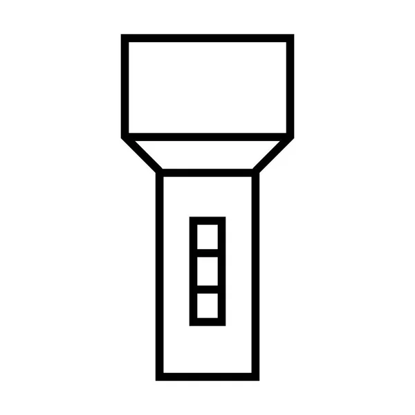 Icono del esquema de la lámpara — Vector de stock