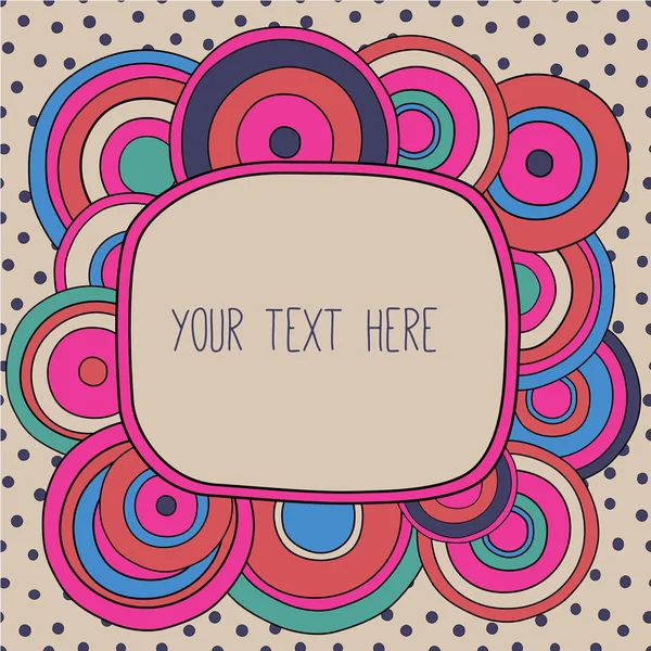 Frame met een plek voor uw tekst — Stockvector