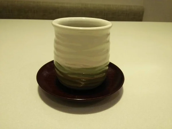 Hot Green Tea Japanese Tea Traditional Herbal Green Tea Ceramic — Stock Photo, Image