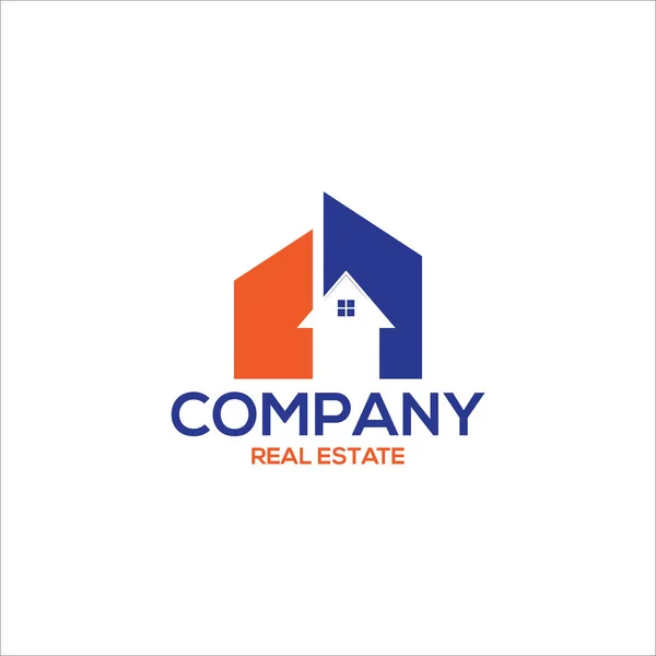 Real Estate Company Logo Concept — Stock Vector