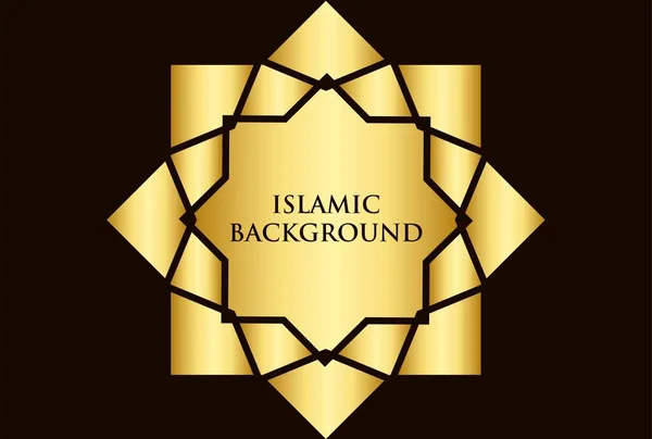 Luxe Decoratieve Islamitische Achtergrond Patroon Voor Ramadan Kareem Eid Mubarak — Stockvector