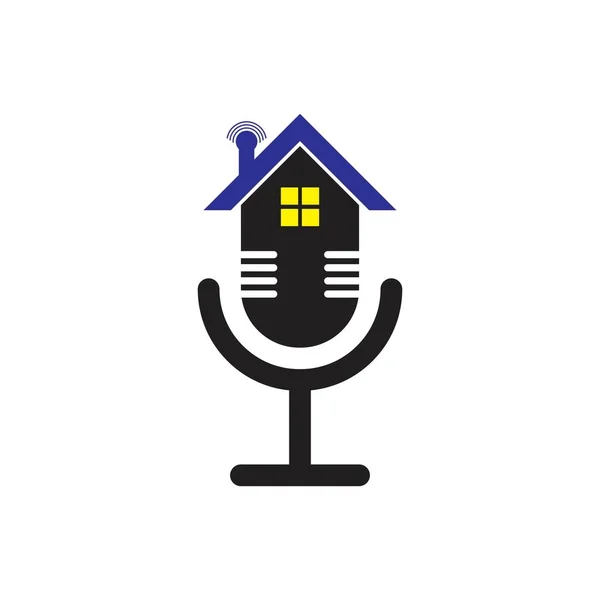Mikro resimli ev podcast radyo logosu