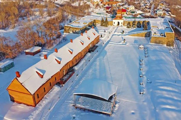 Festung Kusnezk aus der Vogelperspektive — Stockfoto