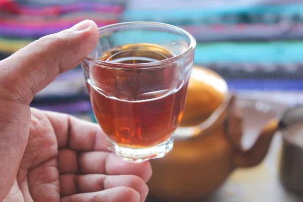 Восточный бедуинский чай — стоковое фото