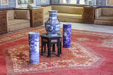 Kahire, Mısır 3 Nisan 2015 alınan Mohamed Ali sarayında şık Oda