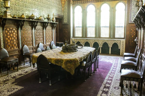 Stijlvolle kamer in Mohamed Ali Palace in Caïro, Egypte genomen op 3 April 2015 — Stockfoto