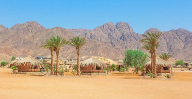 Yazlık bir kampta Sinai, Taba çöl 