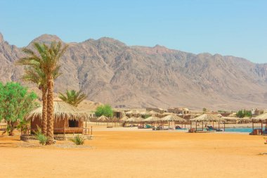 Yazlık bir kampta Sinai, Taba çöl 