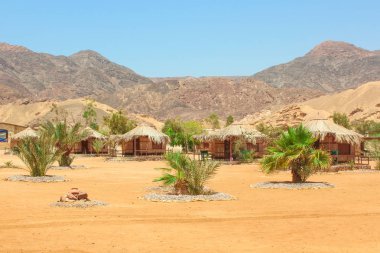 Yazlık bir kampta Sinai, Taba çöl 