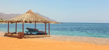 Yazlık bir kampta Sinai, Taba çöl 