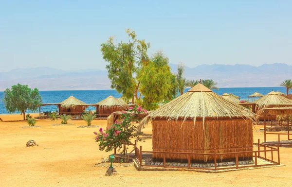 Cottage in a Camp in Sinai, Taba desert — Stock Photo, Image