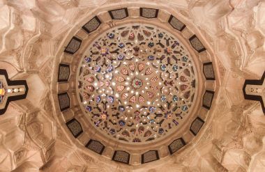 Arap oryantal süs oymalar / Arap oryantal dekoratif süs oymalar bir duvar bir İslam Sanatı