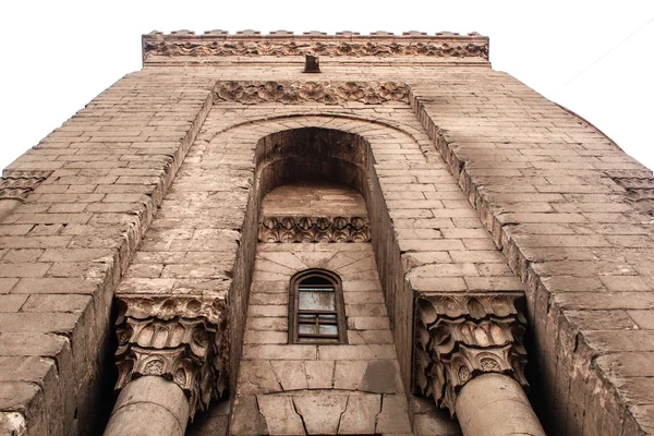 Las Paredes Una Antigua Mezquita Viejo Cairo Egipto Las Paredes —  Fotos de Stock
