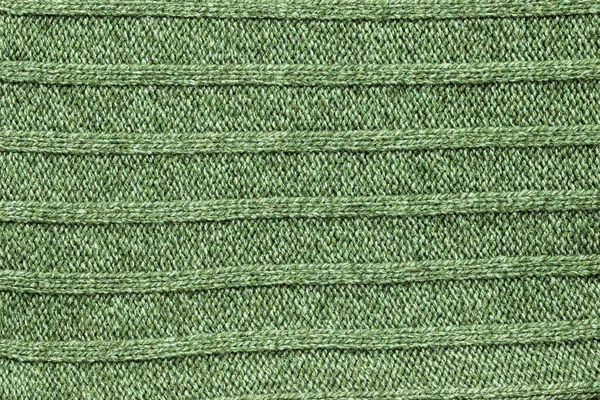 Fond en forme de tricot en laine verte — Photo