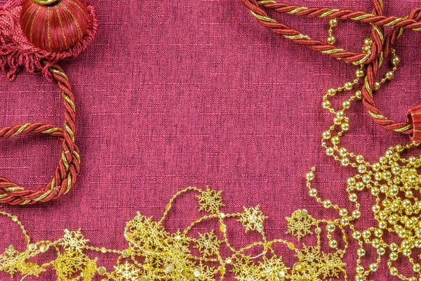 Altın kar taneleri şeklinde bir zemin