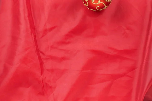Kırmızı ipekten yapılmış arka plan