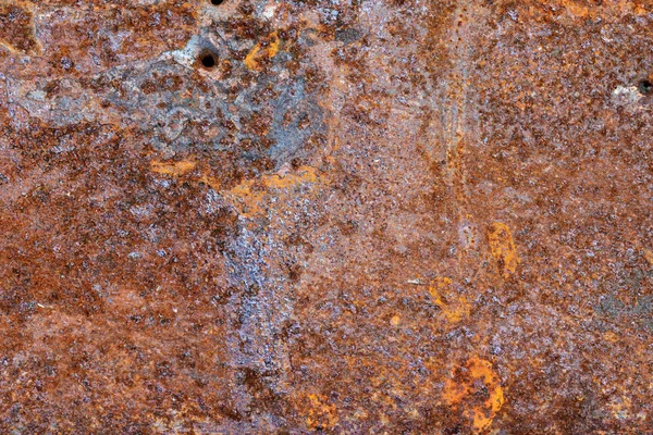 古い錆びた金属板の形の背景 — ストック写真
