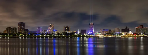 Long Beach at night Los Angeles California — Stock Photo, Image