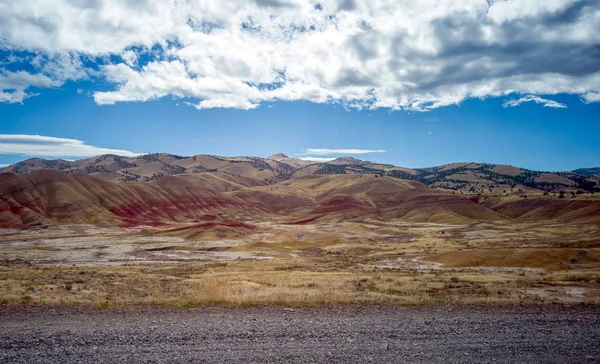 Mitchell Oregon Daki John Day Fosil Yatakları Boyalı Tepeler Resmedilmiş — Stok fotoğraf