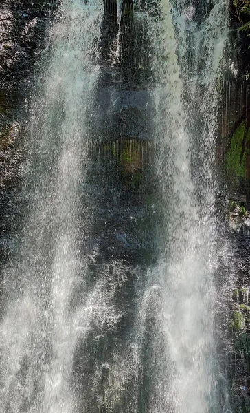Δελεάζοντας Victor Falls Νερό Και Ξύλο Βυθίζοντας Πόδια Ένα Ρηχό — Φωτογραφία Αρχείου