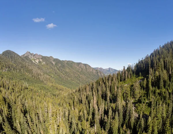 Secluded Kelcema Lake Surrounding Mountain Trees Reflecting Shaded Water Clear — Stockfoto