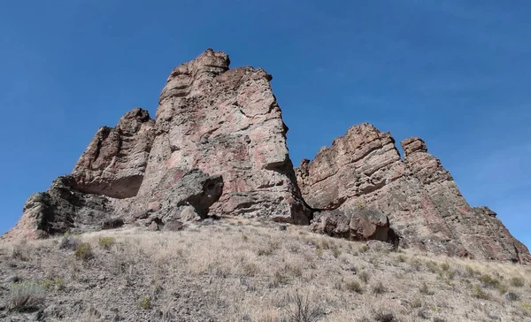 Fantastiska Badlands Och Palisades John Day Fossil Sängar Clarno Enhet — Stockfoto