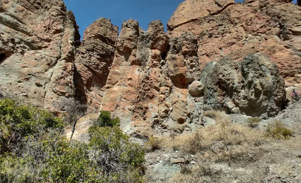 Fantastiska Badlands Och Palisades John Day Fossil Sängar Clarno Enhet — Stockfoto